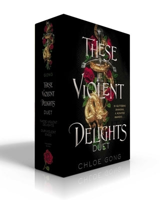 Paperback boxed set of "These Violent Delights" and "Our Violent Ends" by Margaret K. McElderry Books, featuring the book covers.
