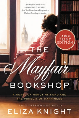 Paperback of The Mayfair Bookshop by William Morrow Large Print featuring a book cover with elegant typography and warm tones.