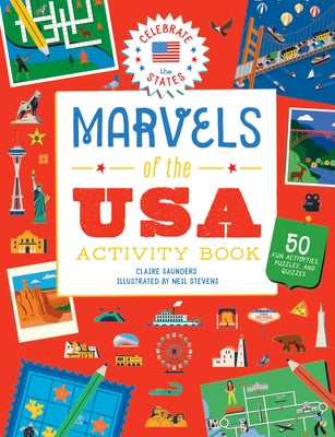 Marvels of the USA Activity Book by Saunders, Claire