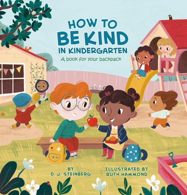 Paperback book titled "How to Be Kind in Kindergarten" by Grosset & Dunlap, featuring a colorful cover about kindness for young children.