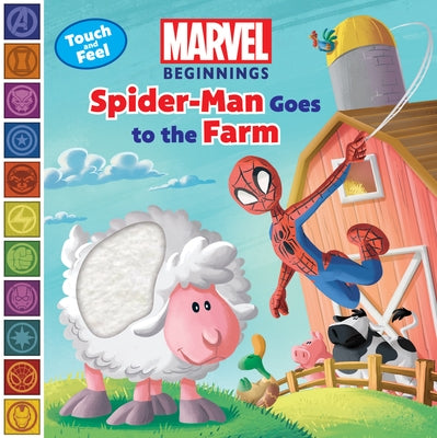 Marvel Beginnings: Spider Man Goes to the Farm Board Book Random House/Marvel