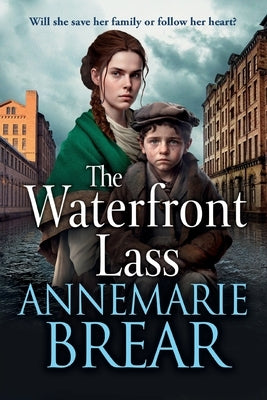 Paperback of The Waterfront Lass novel by Boldwood Books Ltd, showing the book cover with scenic waterfront illustration.