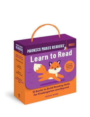 Phonics Makes Readers: Learn to Read Box 3: 15 Books to Build Reading Skills for Kindergarten and Beyond Paperback Callisto Kids