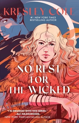 Paperback of "No Rest for the Wicked" by Gallery Books, featuring the book cover with dark and intricate artwork.
