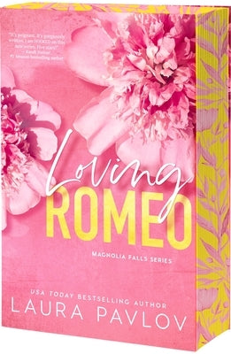 Loving Romeo paperback book by Entangled: Amara featuring a romantic cover with passionate imagery and bold typography.