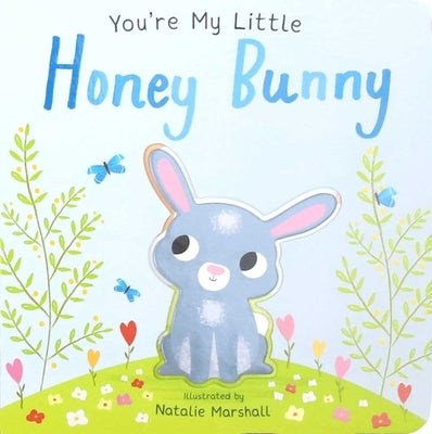 You're My Little Honey Bunny board book by Silver Dolphin Books showing colorful illustrations of a cute bunny for young children.