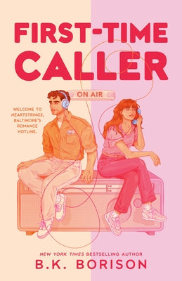 Paperback of "First-Time Caller" by Berkley Books featuring a colorful cover with cityscape and telephone imagery.