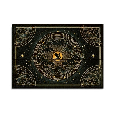 Paperback document folder from Paperblanks' Fourth Wing Shadows of Navarre collection featuring intricate cover art by Rebecca Yarros.
