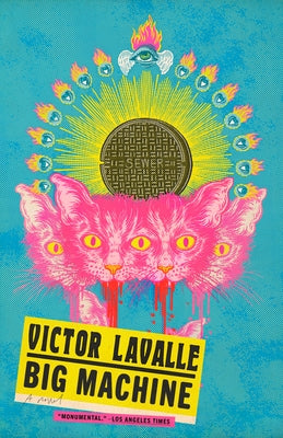 Paperback of "Big Machine" by Random House Publishing Group with a cover featuring bold typography and abstract artwork.