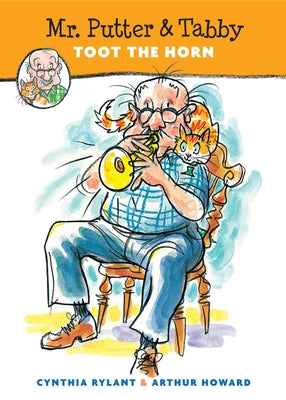 Paperback of "Mr. Putter & Tabby Toot the Horn" by Clarion Books, showing the colorful cover with illustrations of Mr. Putter and Tabby cat.