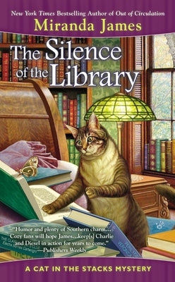 Cover of "The Silence of the Library" mass market paperback by Penguin Publishing Group, featuring a dark, mysterious book design.