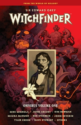 Paperback of Witchfinder Omnibus Volume 1 by Dark Horse Books showing the cover with dark artwork and title text.