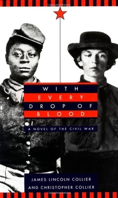Mass market paperback of "With Every Drop of Blood" Civil War novel by Laurel Leaf Library, showing the book cover with title and artwork.