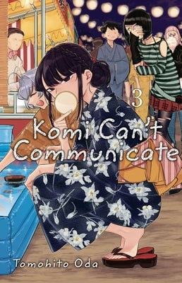 Paperback of Komi Can't Communicate, Vol. 3 manga by Viz Media featuring colorful cover art with characters from the series.