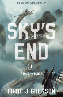 Paperback of Sky's End by Peachtree Teen, featuring a colorful cover with a fantasy landscape and a character holding a glowing object.