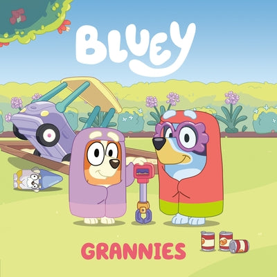 Paperback "Bluey: Grannies" book by Penguin Young Readers Licenses featuring colorful cover art with Bluey characters.