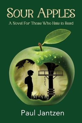 Paperback of Sour Apples novel by Black Rose Writing, featuring colorful apple illustrations on the cover.