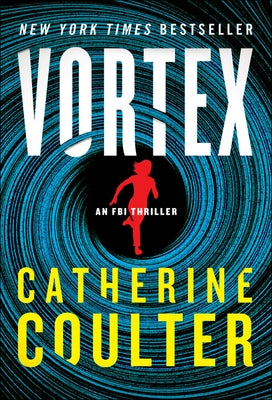 Cover of the mass market paperback thriller "Vortex" by William Morrow & Company, featuring dark and intense artwork.
