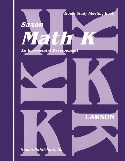 Paperback Student's Meeting Book 1st Edition by Saxon Publishers with handwritten notes on open pages.