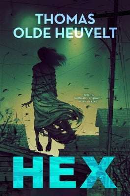 Paperback book titled "Hex" by Tor Nightfire featuring a dark, mysterious cover with mystical symbols and a shadowy background.