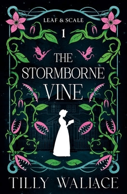 Paperback of The Stormborne Vine by Ribbonwood Press, showing the book cover with dark and mysterious artwork.