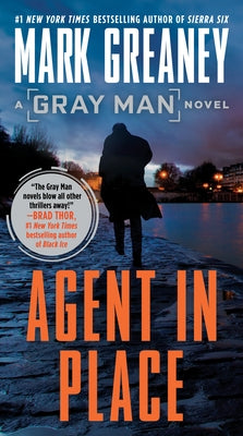 Cover of the mass market paperback "Agent in Place" by Berkley Books, featuring a suspenseful illustration with bold lettering.
