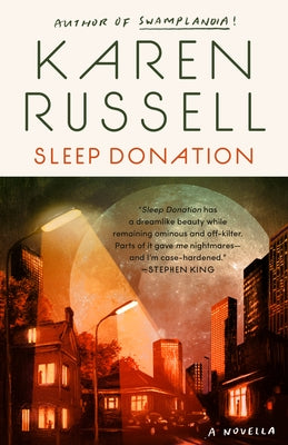 Vintage Sleep Donation paperback book cover featuring a calming design with the title prominently displayed.