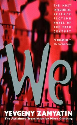 Mass market paperbound copy of "We" by Harper Voyager, showing the front cover with title and author details.