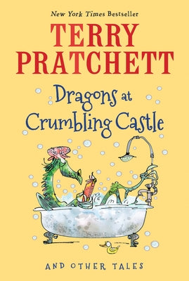 Paperback book titled "Dragons at Crumbling Castle and Other Tales" by Clarion Books, featuring colorful illustrated cover art.