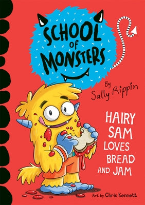 Paperback book titled "Hairy Sam Loves Bread and Jam" by Kane/Miller Book Publishers, showing the colorful cover illustration.