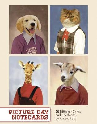 Picture Day Notecards (Gift for Animal Lovers, Funny Stationery, Notecards with Cute Animals) Novelty Chronicle Books