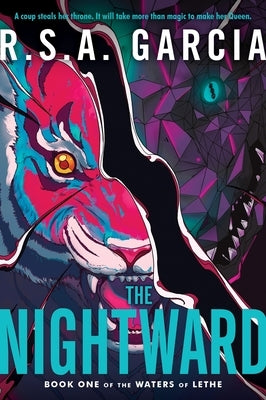 Paperback copy of The Nightward: Book One of the Waters of Lethe by Harper Voyager, featuring a dark fantasy book cover.