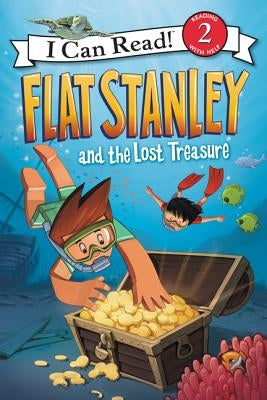 Paperback of Flat Stanley and the Lost Treasure by HarperCollins, featuring the book cover with colorful illustrations.