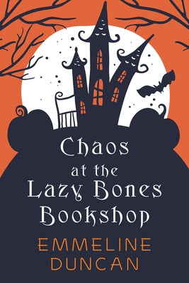 Paperback of Chaos at the Lazy Bones Bookshop by Kensington Cozies featuring colorful book cover illustration.
