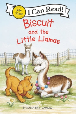 Paperback of Biscuit and the Little Llamas by HarperCollins, featuring colorful illustrated cover with Biscuit and little llamas.