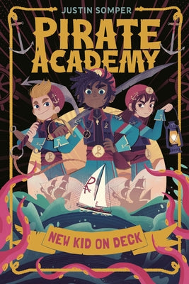 Paperback of Pirate Academy: New Kid on Deck by Penguin Workshop, featuring colorful pirate-themed cover art.