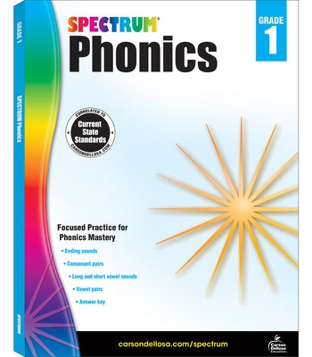 Spectrum Phonics, Grade 1: Volume 91 Paperback Spectrum