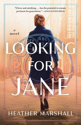 Paperback novel "Looking for Jane" by Atria Books, showing the book cover with title and author details.