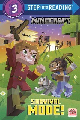 Paperback of Survival Mode! Minecraft book by Random House Books for Young Readers featuring colorful Minecraft-themed cover art.
