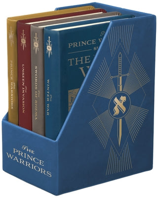 Prince Warriors Anniversary Set in imitation leather, featuring colorful book covers and decorative detailing by B&H Publishing Group.