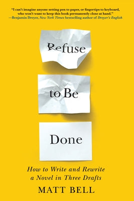 Paperback copy of "Refuse to Be Done" by Soho Press, showing the book cover with title and author details.