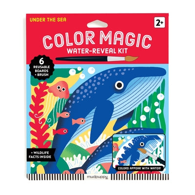 Under the Sea Color Magic Water-Reveal Kit Paperback Galison