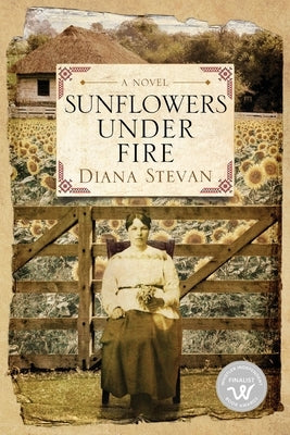 Paperback of "Sunflowers Under Fire" by Island House Publishing, featuring a cover with sunflowers and fiery artwork.