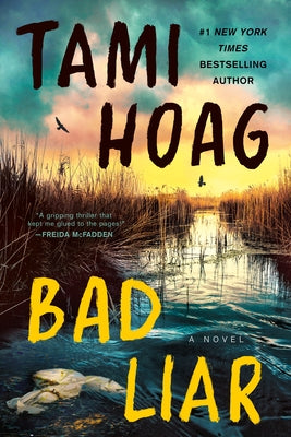 Paperback of "Bad Liar" novel by Penguin Publishing Group, showing the book cover with title and author details.