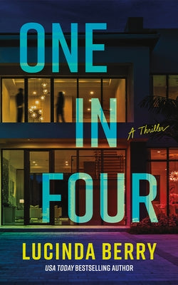 Paperback thriller titled "One in Four" by Thomas & Mercer, featuring a dark cover with mysterious imagery.