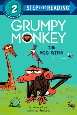Paperback of Grumpy Monkey the Egg-Sitter by Random House Books for Young Readers, featuring colorful cover art with a monkey character.