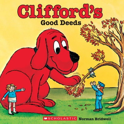 Paperback of Clifford's Good Deeds storybook by Cartwheel Books, featuring Clifford the Big Red Dog on the cover.