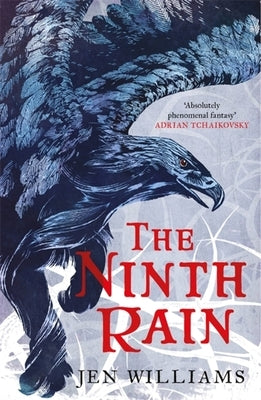 Paperback of The Ninth Rain by Headline, first book in the Winnowing Flame Trilogy, featuring a cover with fantasy artwork.