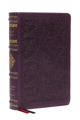 KJV Large Print Reference Bible, Purple Leathersoft, Red Letter, Comfort Print (Sovereign Collection): Holy Bible, King James Version Bible Thomas Nelson