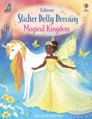 Sticker Dolly Dressing Magical Kingdom Paperback Usborne Books